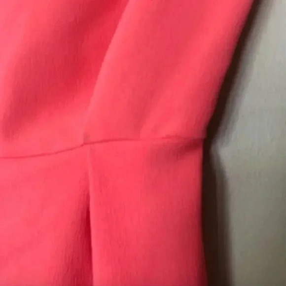 Coral Pink Romper with Scalloped Details | Pink Romper | Romper | Girly | Pink - Picture 5 of 12